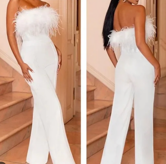 : Belted Strapless Jumps