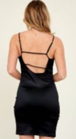 Satin Slip Mini Dress