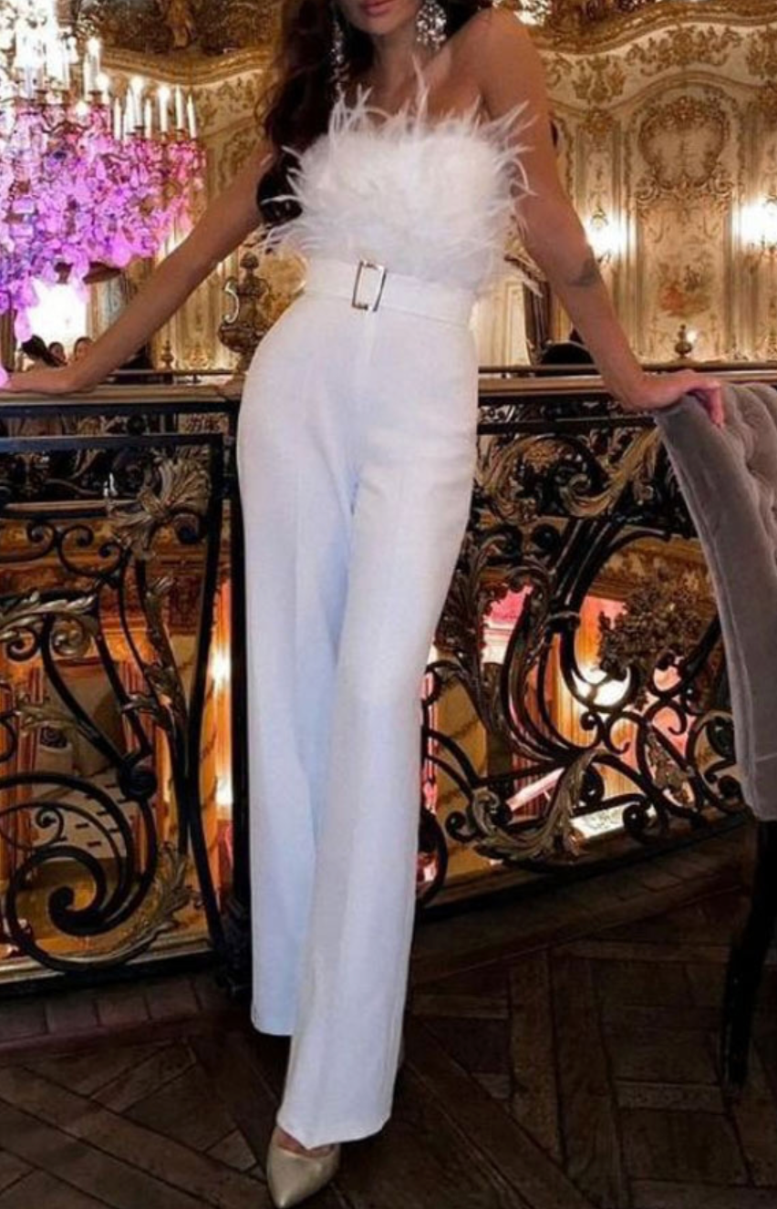 : Belted Strapless Jumps