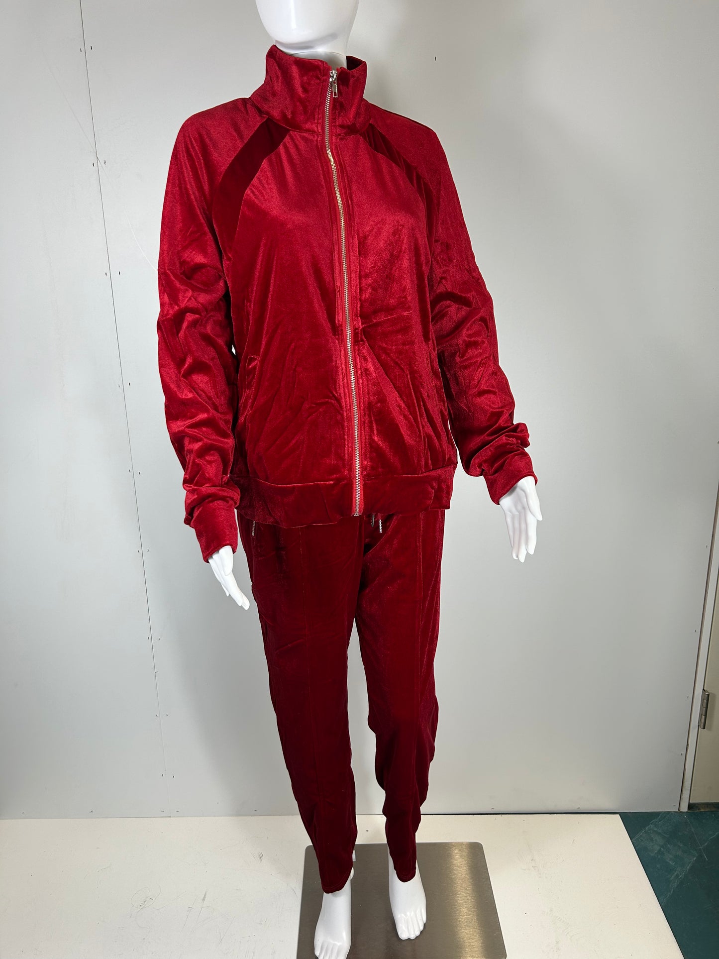 Women's Velvet Tracksuit Set