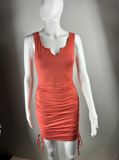 Black Sleevless Ruched women's dresses