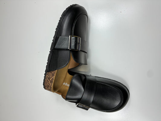 Leather Buckle Slide Sandals" summer-31