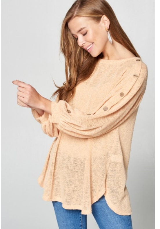 Casual Top Accent Knit