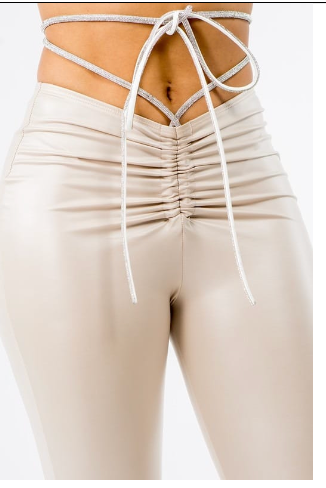 Women's Sexy Fitted Leather