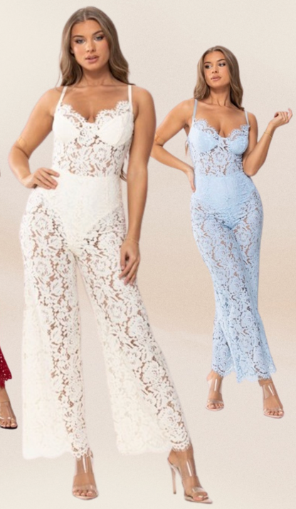 Belted Strapless Jumper One-Piece