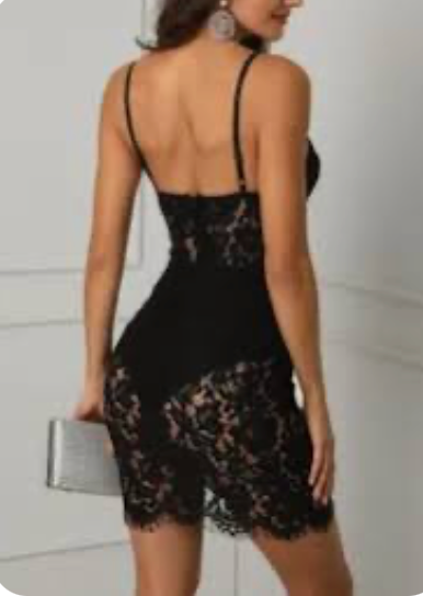 Lace Bustier Mini Dress