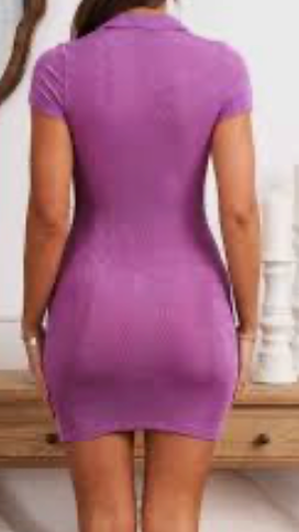 Button-Down Polo Dress