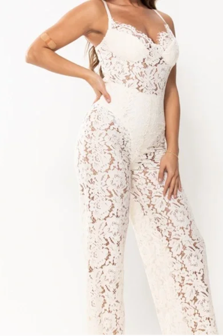 Belted Strapless Jumper One-Piece