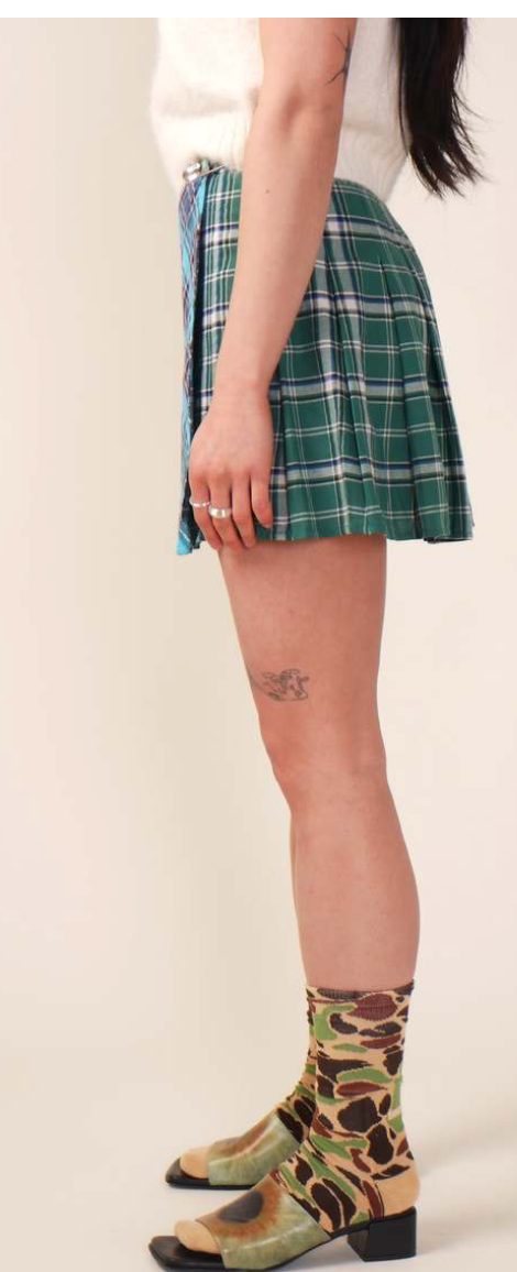 Plaid Checkered Skirt