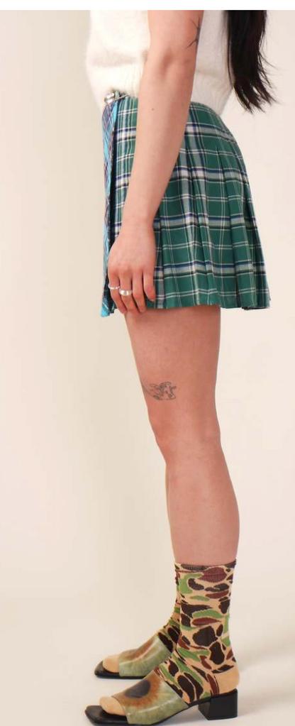Plaid Checkered Skirt