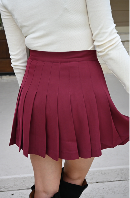Pleaded  Skirt