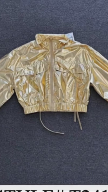 Metallic Rain Jacket
