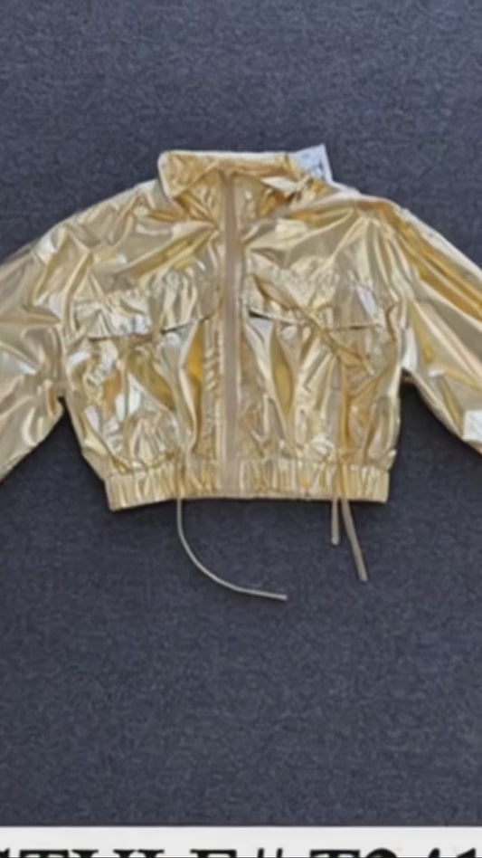 Metallic Rain Jacket