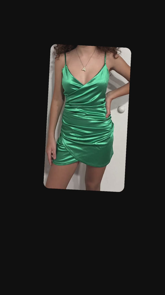 Satin Slip on Dress